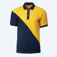 SKP015 Order POLO shirts for men and women to make sports Polo shirts Polo shirt factory stitching colors back view